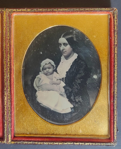 Daguerreotype plaque d - 1/6, d'une
