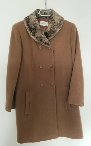 Manteau camel ventilo col - manteau,