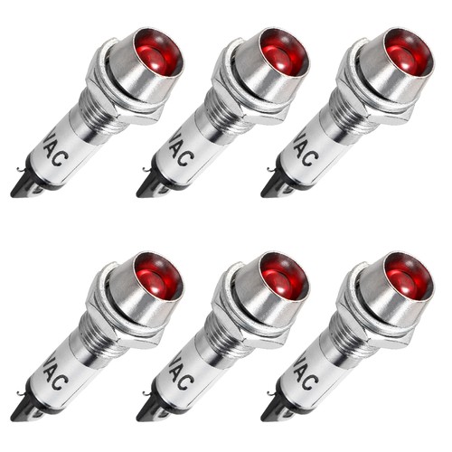 6pcs témoin lumineux 220v - 6pcs,