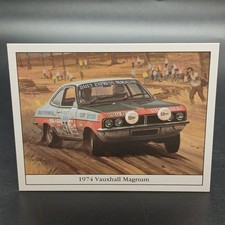 1970s Vauxhall Magnum Group 1 Rally Car British Champion Jimmy McRae Racing Card
