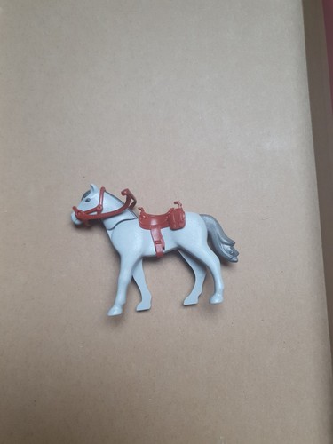 Cheval gris western - gris,