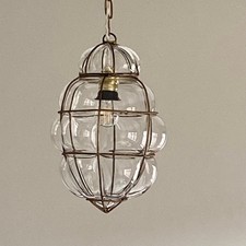 Suspension lustre verre en