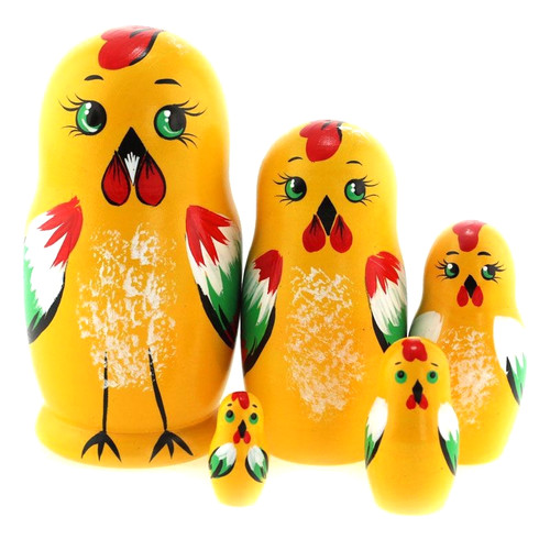 Poupee coq matriochka - poupee, coq/