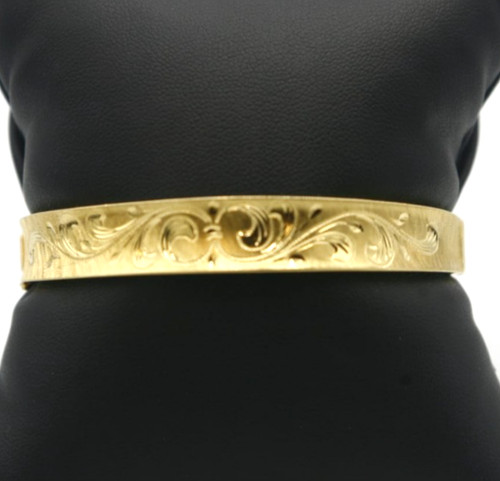 Bracelet rigide cerceau - cerceau, or