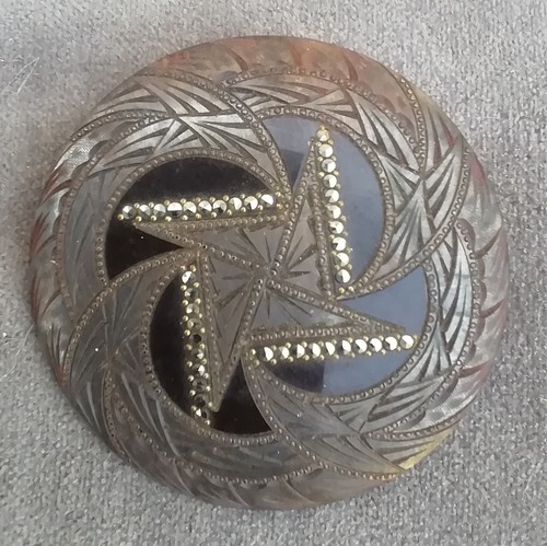 Grande broche art déco - broche,