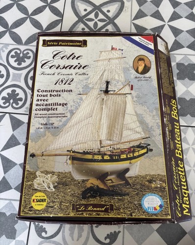 Sader maquette bois cotre - sader,
