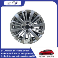 🇫🇷 JANTE ALUMINIUM PEUGEOT 208 ➤98081375VX ♻️