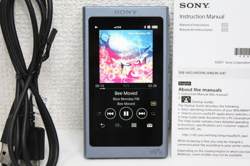 Sony a45 bleu clair de - nw-a45/6,