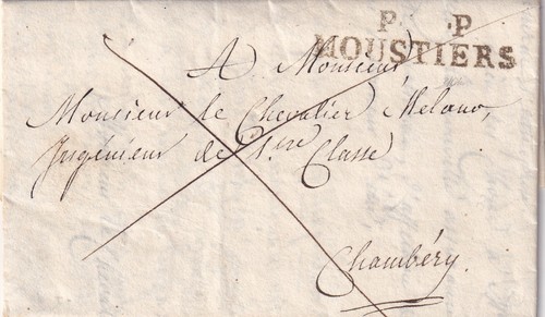 Marque postale 1827 de - postale,