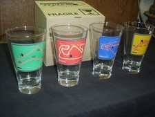 4 VERRES ELF CIRCUITS