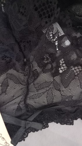 Culotte noire dentelle - culotte,