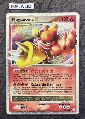 Carte pokémon maganon - pokémon, niv.x