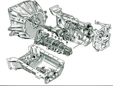 Antique Press Photo Diagram Gearbox Car Renault 16TS