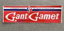 Gant Gamet ancien sticker