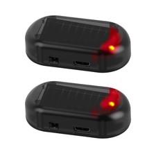 2pcs Alarme Solaire de Voiture