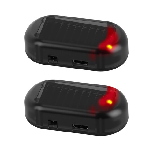 2pcs alarme solaire - de, voiture