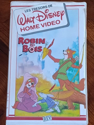 Cassette vhs disney robin des - cassette,