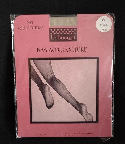 Bas nylon avec couture - bas,