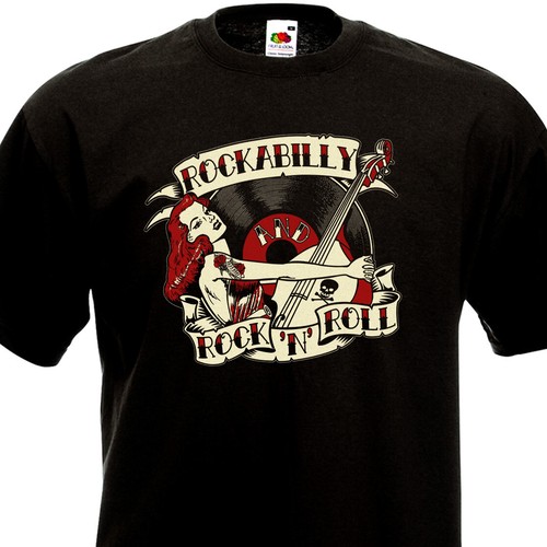 Tee shirt rockabilly and - tee,