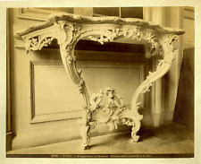 France, Paris, Arsenal Library, Louis XV France style console. Vi