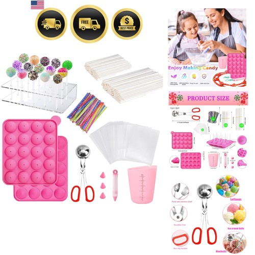606pcs cake pop kit - pop, kit,silicone
