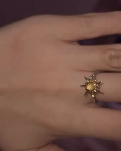 Bague anti stress - bague, soleil