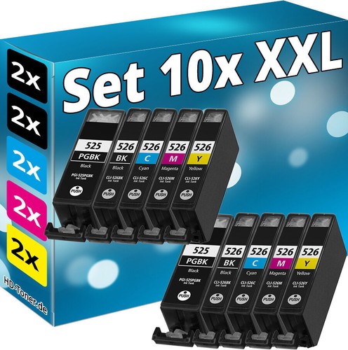 10x encre cartouches - cartouches, pour