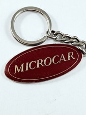 KEYCHAIN - MICROCAR - Cars Without Permits - Vintage Metal Logo 2000s