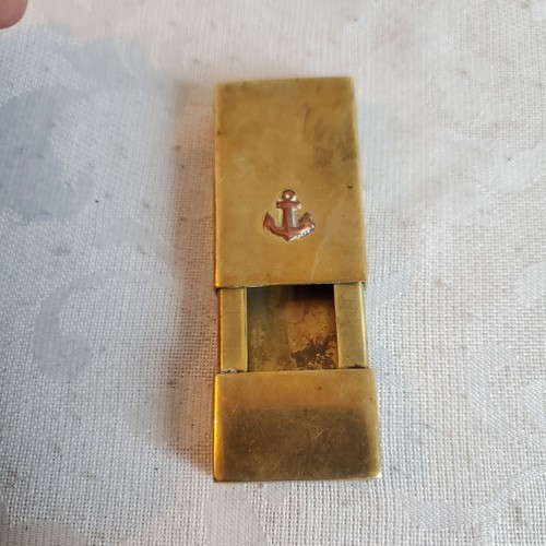 Cendrier poche laiton - poche,