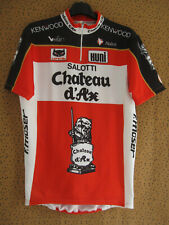 Maillot cycliste Château d'Ax Salotti Huni Nalini 1990 Vintage jersey - XL