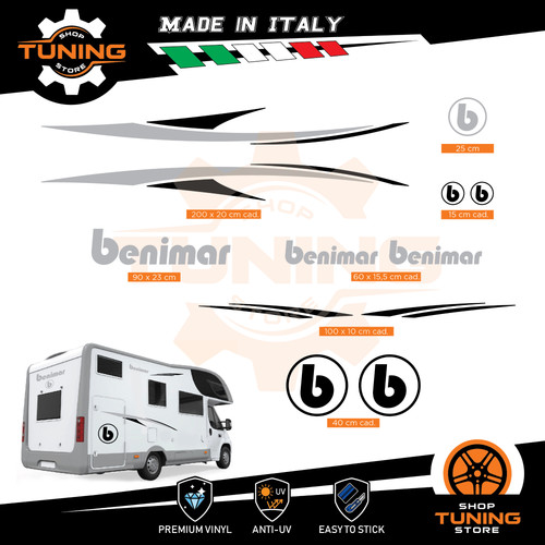 Autocollants camper kit - autocollants,