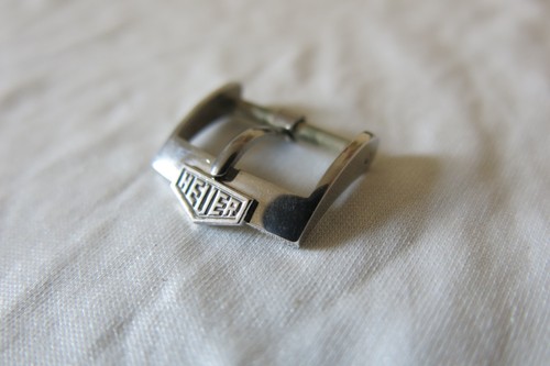 Vintage heuer 16mm sun buckle - heuer,