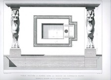 1874 Table found in Pompeii in the house of Cornelius Rufus Moyaux Architect