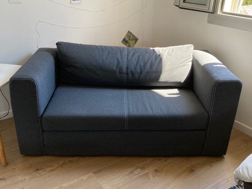 Canapé convertible ikea gris - convertible,