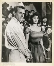 CARY GRANT SOPHIA LOREN HOUSEBOAT 1958 VINTAGE PHOTO ORIGINAL