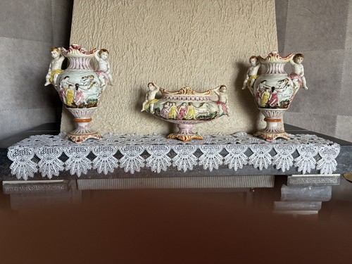 Garniture cheminée - garniture, de
