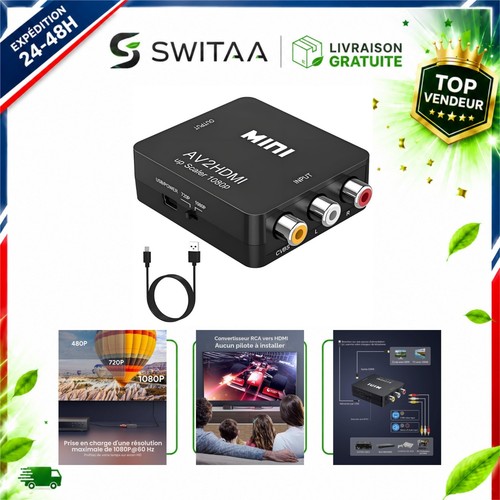 Convertisseur rca vers hdmi - rca, av