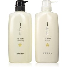 LebeL IAU Serum Cleansing Shampoo 600ml & Cream Treatment 600ml