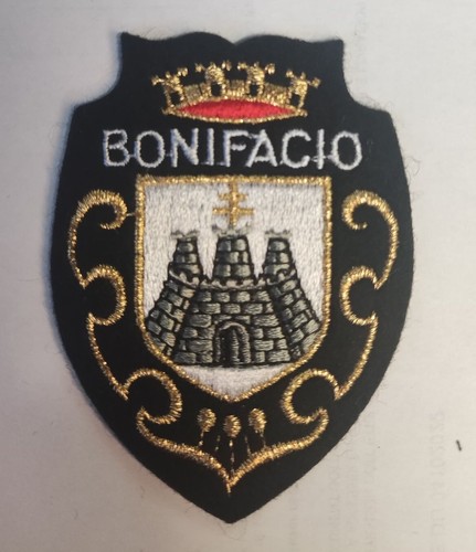 Ecusson brode bonifacio - ecusson, "