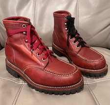 Chippewa 1975 Original insulated Trekker Moc Toe Boots Men’s Sz 7 D USA Made