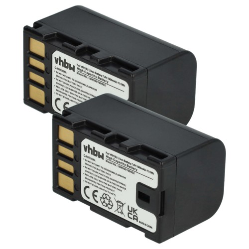 Batterie pour jvc hm100e - 2x,