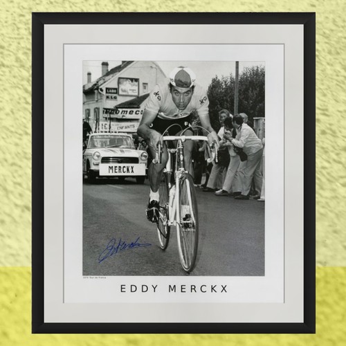 Eddy merckx signed - eddy, print-