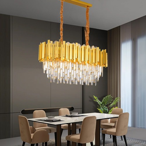 Lustre moderne cristal - en,