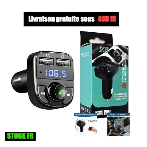 Transmetteur bluetooth - transmetteur, fm