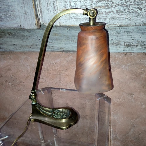 Ancienne lampe bronze pate - ancienne, de