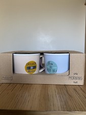 4 Tasses Collection Morning En Porcelaine Neuf
