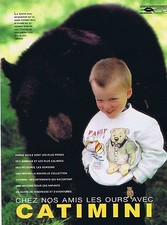 PUBLICITE ADVERTISING 114 1993 CATIMINI vêtements pour enfants