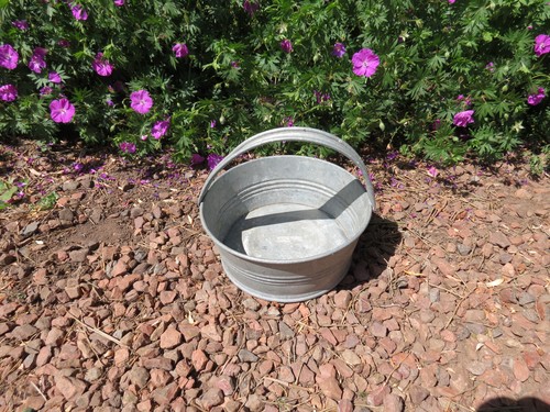 Petite bassine zinc - petite, en