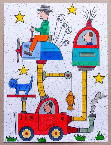 Art brut singulier naïf