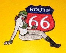 TISSU PATCH :  ROUTE 66   